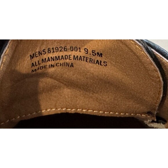 Nunn Bush Westfield Oxfords Mens 9.5 Black Comfort Gel Plain Toe - 81926-001 - Picture 8 of 8